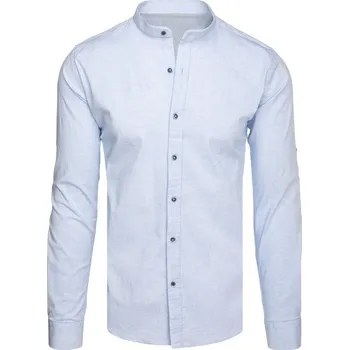 Pánská košile Pánská košile casual DX2650 Barva: Světle Modrá, Velikost: 2XL