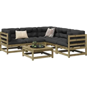 Zahradní lavice zahrada-XL 6dílná zahradní sedací souprava impregnovaná borovice 3299444