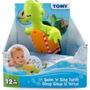 Hračka pro nejmenší Hudební HRAČKA PRO DĚTI Plavající ŽELVA ZPĚVAČKA Usnadňuje Koupání TOMY