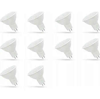 Žárovka LED Žárovka Reflektor Patice MR16 8W 12V Studená Bílá 6500K SADA 10 Ks