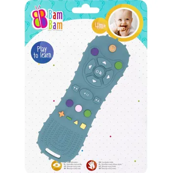 Kousátko na zuby BamBam gumové, vícebarevné