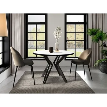 Jídelní stůl Mirjan24 Relkun černý/arktická bílá