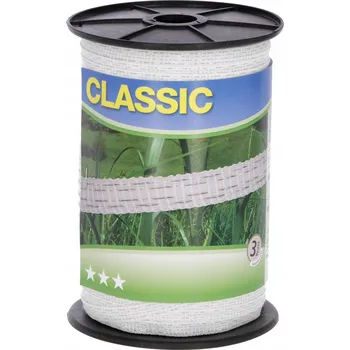 Ohradník Páska pro elektrický ohradník 200 m, 10 mm, bílá