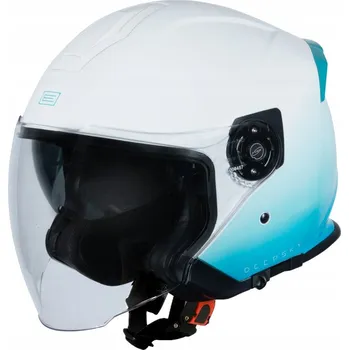 Helma na motorku Přilba ORIGINE PALIO 2.0 DEEPSKY lesklá modrá bílá XL