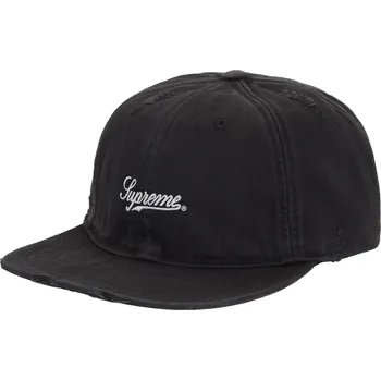 Pánské tenisky Supreme Distressed Script 6-Panel Black UNI