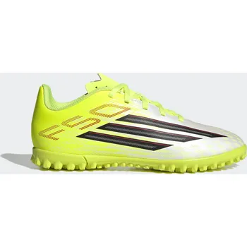 Kopačky ADIDAS Dětské fotbalové kopačky F50 Turf 33 BÍLÁ|ŽLUTÁ