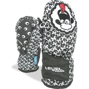 LEVEL Dětské lyžařské rukavice Level Animal 12 MĚSÍCŮ ČERNÁ