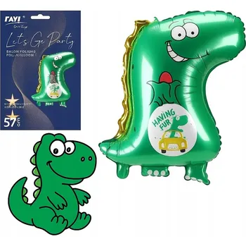 Balónek Fóliový BALÓNEK na hélium DINOSAURUS 57 CM