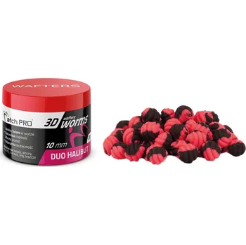 Boilies MatchPRO NÁSTRAHA 3D WORMS WAFTERS DUO HALIBUT 10mm 20g