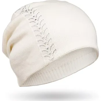 Čepice Dámská klasická čepice Peterson PTN HAT-03 z vlněné směsi v bílé barvě