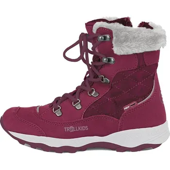 Dívčí kozačky Boty Trollkids Weinrot 2060128 26