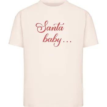 Santa Baby Tee - pink M