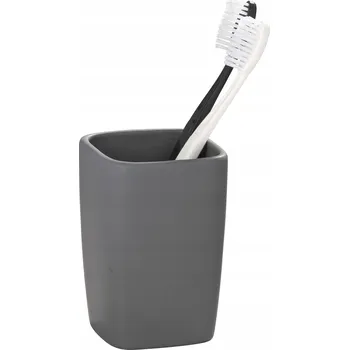 Držák na kartáček WENKO FARO - Kelímek na zubní kartáčky, šedý