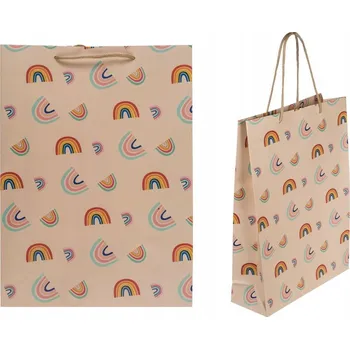 Dárková taška Dárková taška duha 25x8,5x34,5 cm na dárek