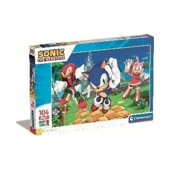 Puzzle Puzzle 104 Maxi Super Color Sonic /Clementoni