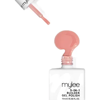 Přípravek na nehty Mylee 5 in 1 Builder Gel, Gel lak odtstin Peach, 15ml