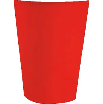 Sklenice Papírové sklenice červené 270ml 10ks