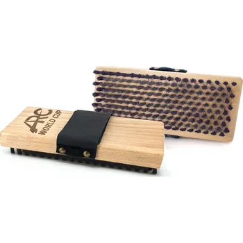 ARC 0.7 extra-fine stainless steel - Blue nylon containment loop, Rectangular World Cup Brush