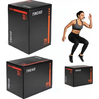 Obraz XTREXO TRX-PB30 Plyometrická bedna 75 x 50 x 60 cm 30 kg