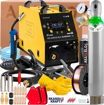 Svářečka Svářečka MAGNUM MIG 230/2 ALU Synergie 230V 400V 200A 230A TIG Lift MMA