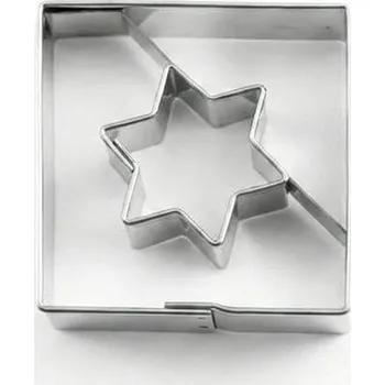 Vykrajovátko Vykrajovátko na sušenky - čtverec s hvězdičkou