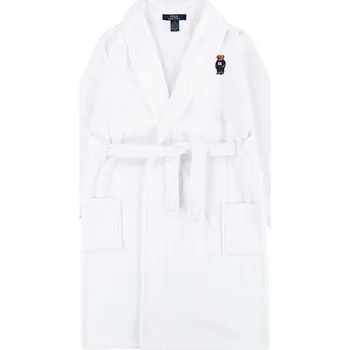 Dívčí župan Dětský župan Polo Ralph Lauren 7P0042 bílá 00X, vel. 98