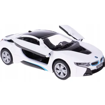 autíčko BMW I8 KOVOVÝ MODEL V MĚŘÍTKU 1:36 KINSMART BÍLÁ