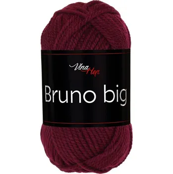 Příze vlnahep Vlna-Hep Bruno big Bruno big: Příze Bruno big 410 vínová