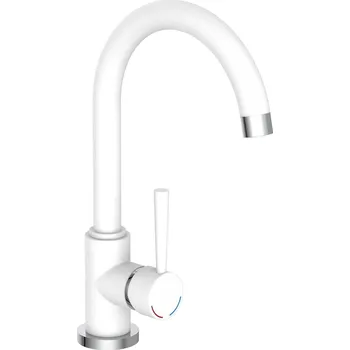 Vodovodní baterie Schütte Kuchyňská baterie CORNWALL (Bílá/Chrome)