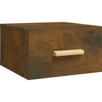 Noční stolek Závěsný noční stolek 35 x 35 x 20 cm kouřový dub