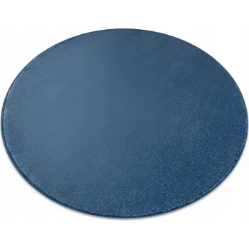 Koberec Koberec do LOŽNICE, dětského pokoje, modrý, MĚKKÝ, SILNÝ, kulatý, 100 cm