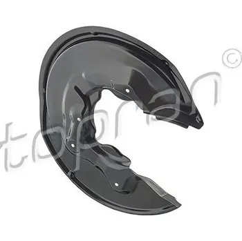 Brzdový kotouč Ochranný plech proti rozstřikování, brzdový kotouč TOPRAN 116 822