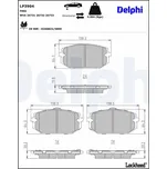Sada brzdových destiček, kotoučová brzda DELPHI LP3904