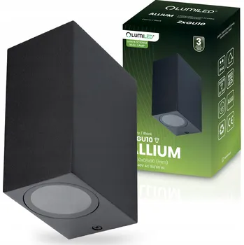 Venkovní osvětlení Venkovní nástěnné svítidlo Lumiled černé GU10 12 W