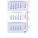 Helma365 Nástěnný tříměsíční kalendář s…