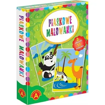 kreativní sada Pískové malování Panda a Velbloud - Kolektivní práce
