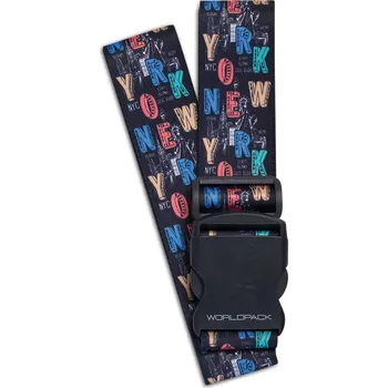 Příslušenství k zavazadlu Bezpečnostní popruh na kufr WORLDPACK 10381-9900 NYC