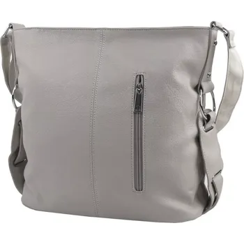 Kabelka Mahel Šedá moderní crossbody dámská kabelka 67-MH