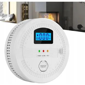Zabezpečovací technika DETEKTOR OXIDU UHELNATÉHO SENZOR PLYNU BEZDRÁTOVÝ LCD ALARM
