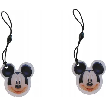 Přívěsek Na Klíče - Mickey Mouse 2 kusy TAG ID EM4100 125kHz