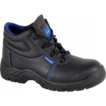 Pracovní obuv LAHTI PRO PRACOVNÍ KOTNÍKOVÉ BOTY KOŽENÉ ČERNO/MODRÉ, SB FO SR, VELIKOST 47