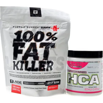 Spalovač tuku 100% FAT KILLER 1000 mg 120 kapslí + hca 950 mg 100 kapslí 100% FAT KILLER 1000 mg 120 kapslí + hca 950 mg 100 kapslí