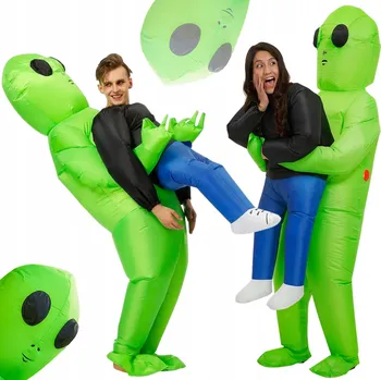 Karnevalový kostým Kostium alien ufo mimozemšťan dmuchany przebranie kostým Halloween samonafukovací