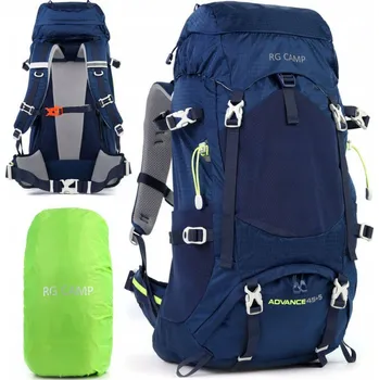 turistický batoh Batoh RG Camp Advance 45 5L Pohodlný s profilovaným rámem PT3 41-60 l modrý