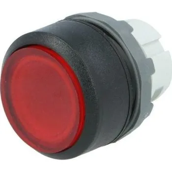 vypínač ABB Přepínač: tlačítkový 2 polohy 22mm červená Podsv: MLB-1 IP66