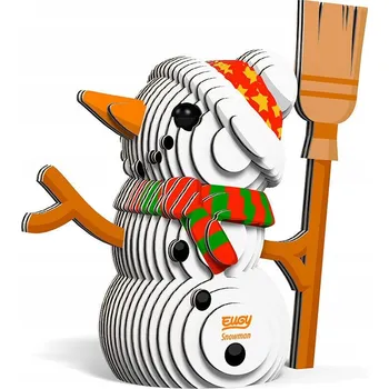 3D puzzle Sněhulák Eugy. Ekologické 3D puzzle.