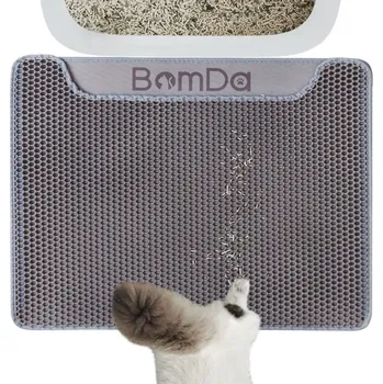 Podestýlka pro kočku Podložka pod toaletu BomDa šedá 58 x 43 cm