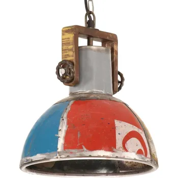 vidaXL Industriální závěsná lampa 25 W kulatá 30 cm E27 [320530] Barva: Vícebarevný