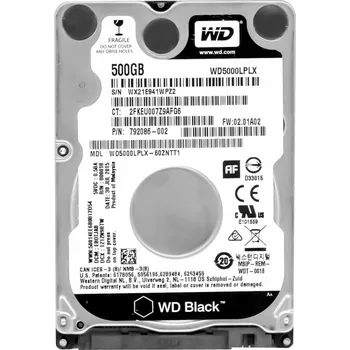 Pevný disk Pevný disk Western Digital Black WD Black 500 GB SATA III 2,5"