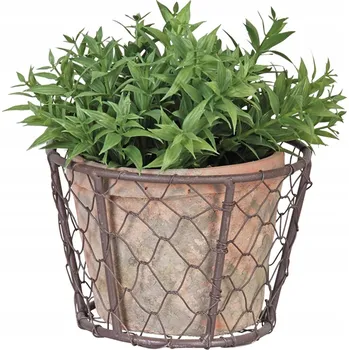 Květináč Květináč / Obal na květináč 12,5 cm kovový béžový